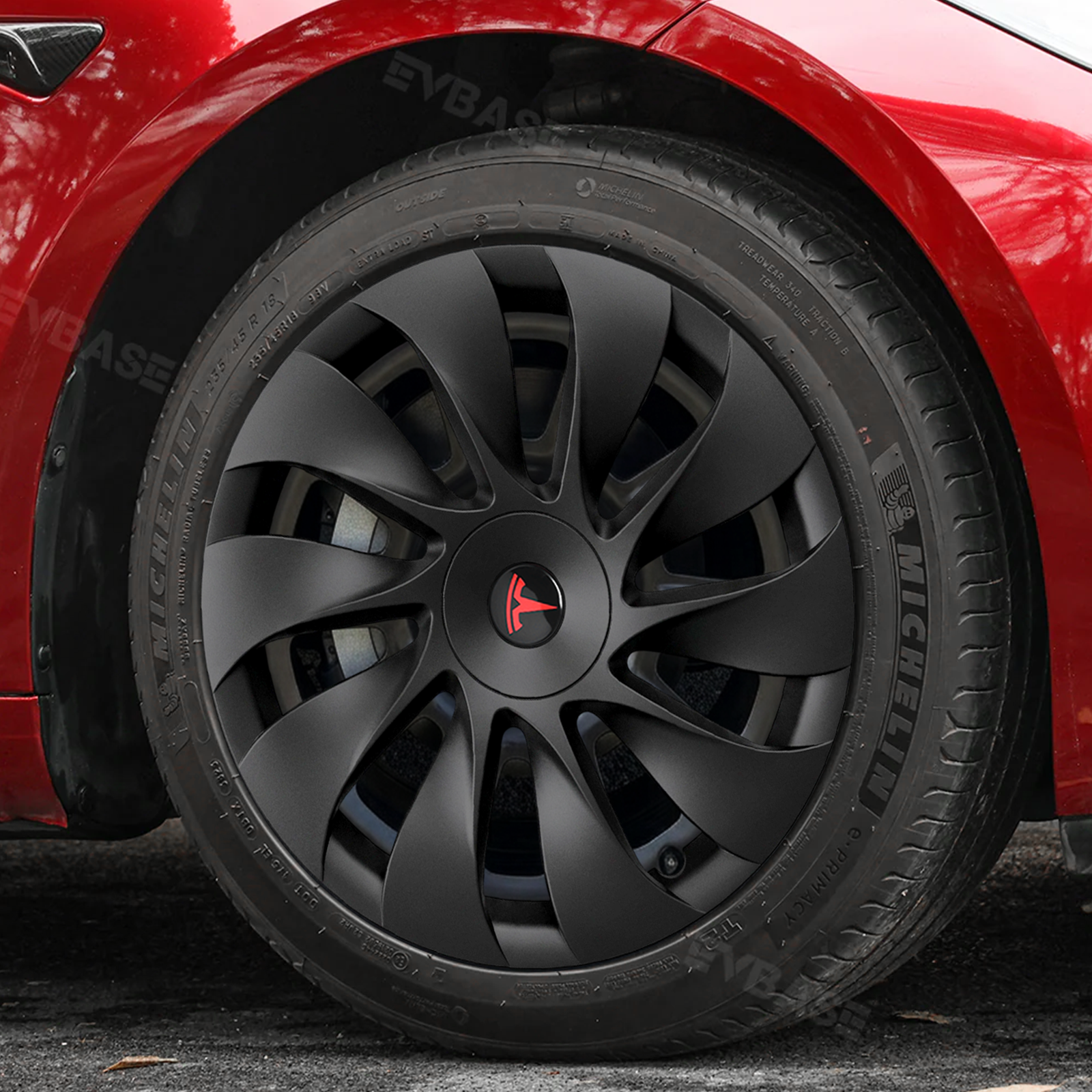 Model 3 Standard Wheel Covers for Tesla 18 Inch Prismata Wheels Übertu ...