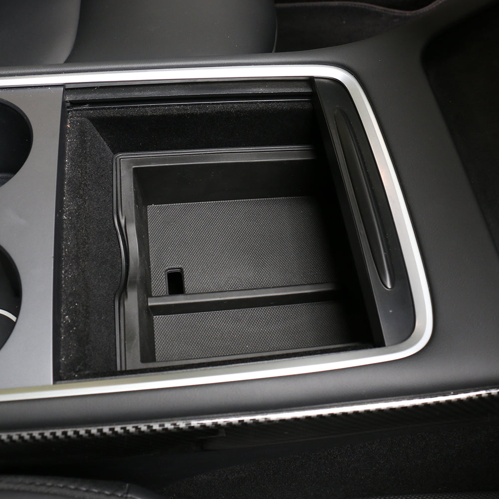 Tesla Model 3 Y Center Console Organizer Tray Box - EVBASE-Premium