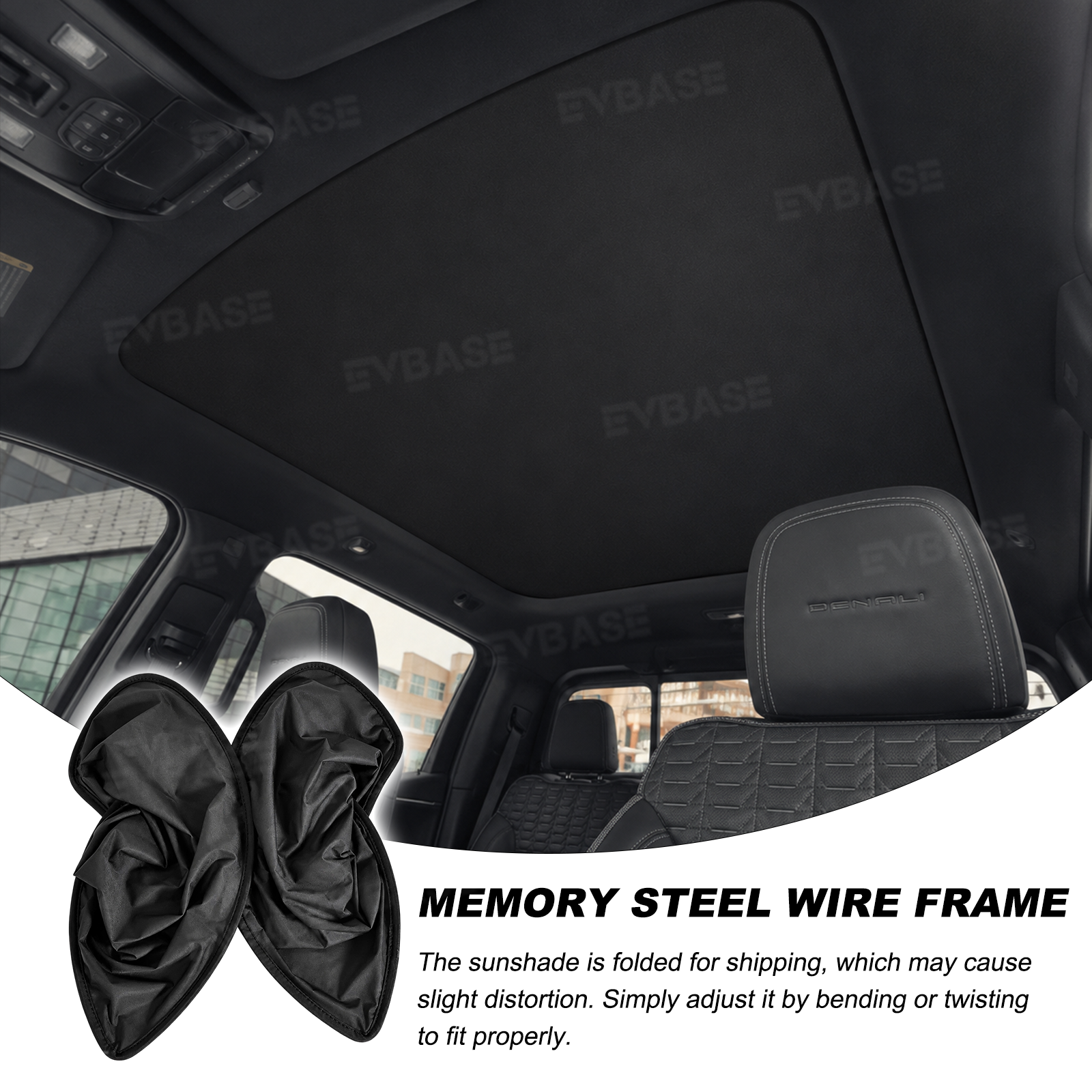 Roof Sunshade for Chevrolet Silverado EV RST/GMC Sierra EV Denali Reflective UV Heat Blocker Sun Protection Sun Visor