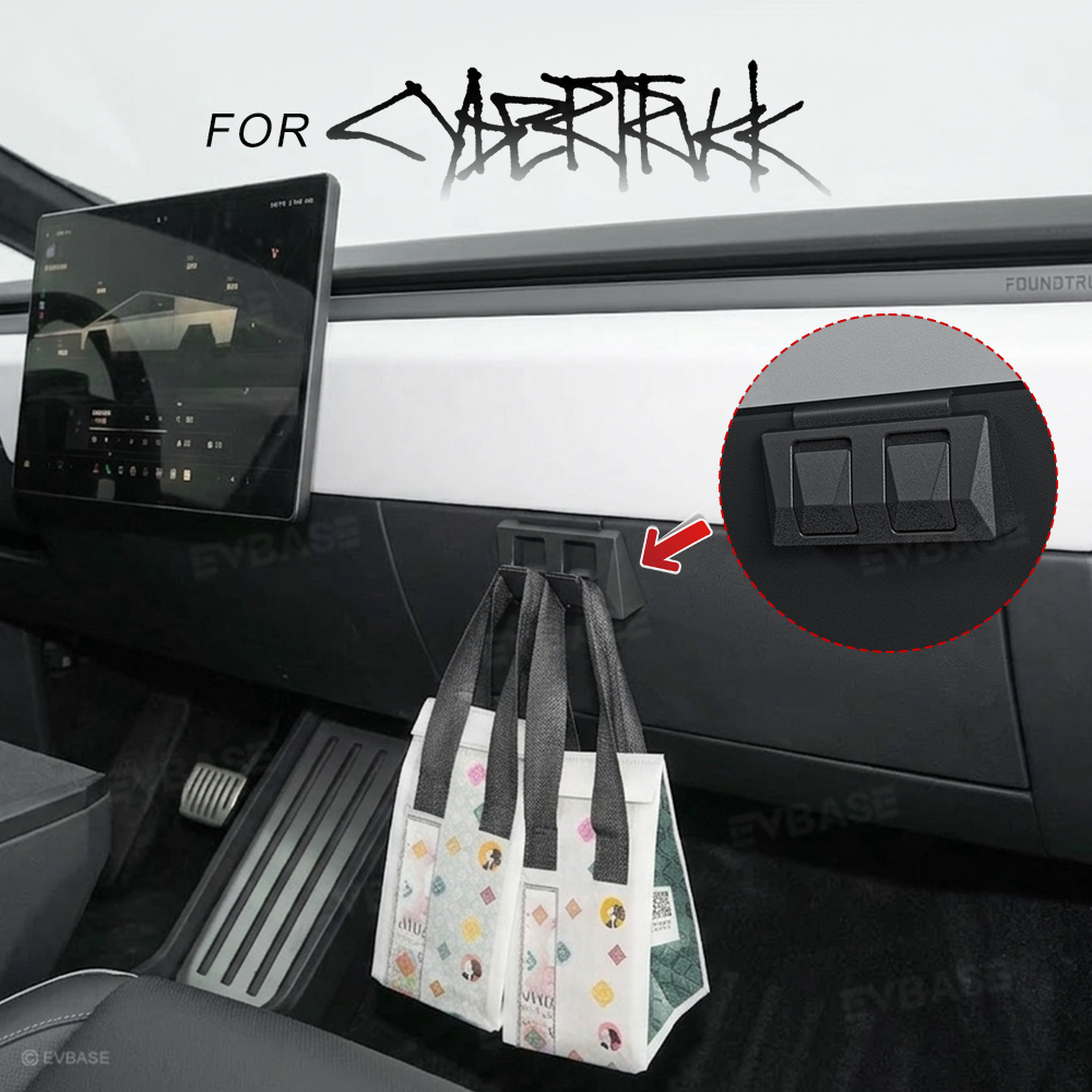 Cybertruck Hook Hanger Glove Box Organizer ABS Storage Hanger Clip
