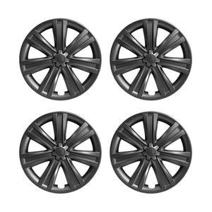 Tesla Model Y S Hub Cap Wheel Rim Cover Protector 19 Inch Matte Replacement Wheel Cover Hubcap Kit 4PCS
