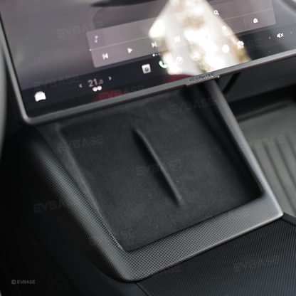 Model Y Juniper Real Carbon Fiber Interior Upgrade Full Kit Protective Overlay "Plain Weave" (Performance Look)