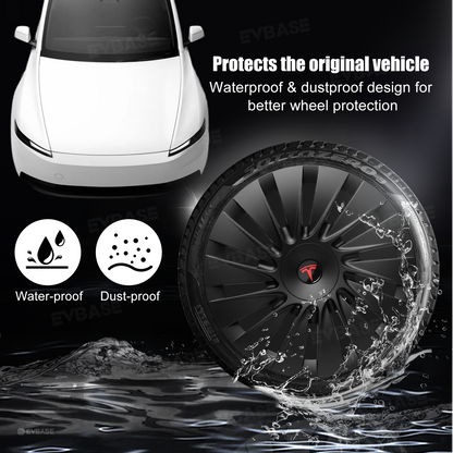 Model Y Juniper Standard 18" Wheel Covers for Tesla Aperture Wheels Induction Style Hubcaps