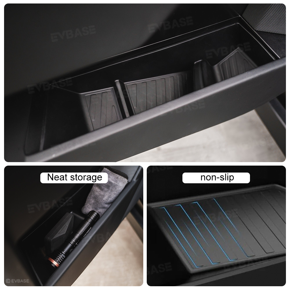 Cybertruck Door Pocket Organizers Liner Front and Rear Door Side Storage Box
