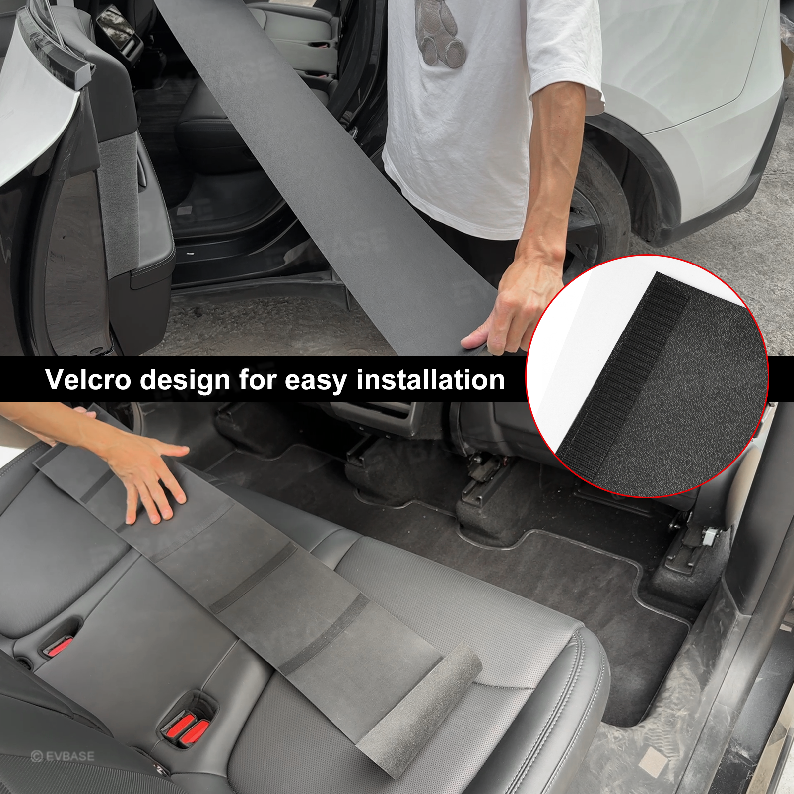 Model Y Juniper/ 3 Highland Rear Seat Kick Protector Panel ABS Rear Seat Lower Protective Mat