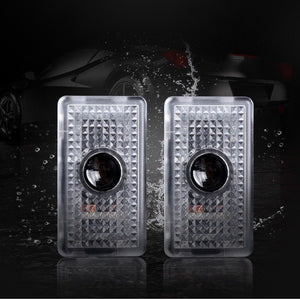 Tesla Model 3 Y S X Puddle Lights Projector Door Step Light Accessories Interior Lights T Logo with Letters