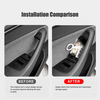 Model Y Juniper /3 Highland Door Handle Organizer Door Pull Handle Storage Box 4PCS for Tesla