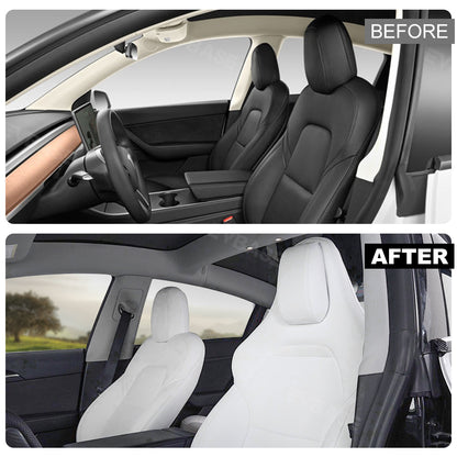 Model 3 Y Sport Seats Replacement Nappa Leather Inspired By Model 3 Highland Performance Seat for Tesla