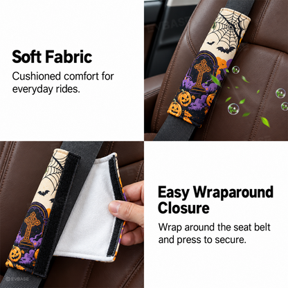 Model Y Juniper Halloween Seat Belt Covers Shoulder Pads for Tesla Model Y/3/X/S/Cybertruck