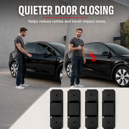 Model Y Juniper/ Y L/ 3 Highland Magnetic Silicone Noise Reduction Door Latch Cover Dampers