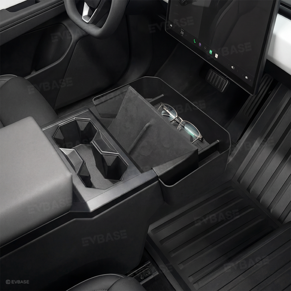 Cybertruck Cup Holder Front Organizer Tray Center Console Storage Box