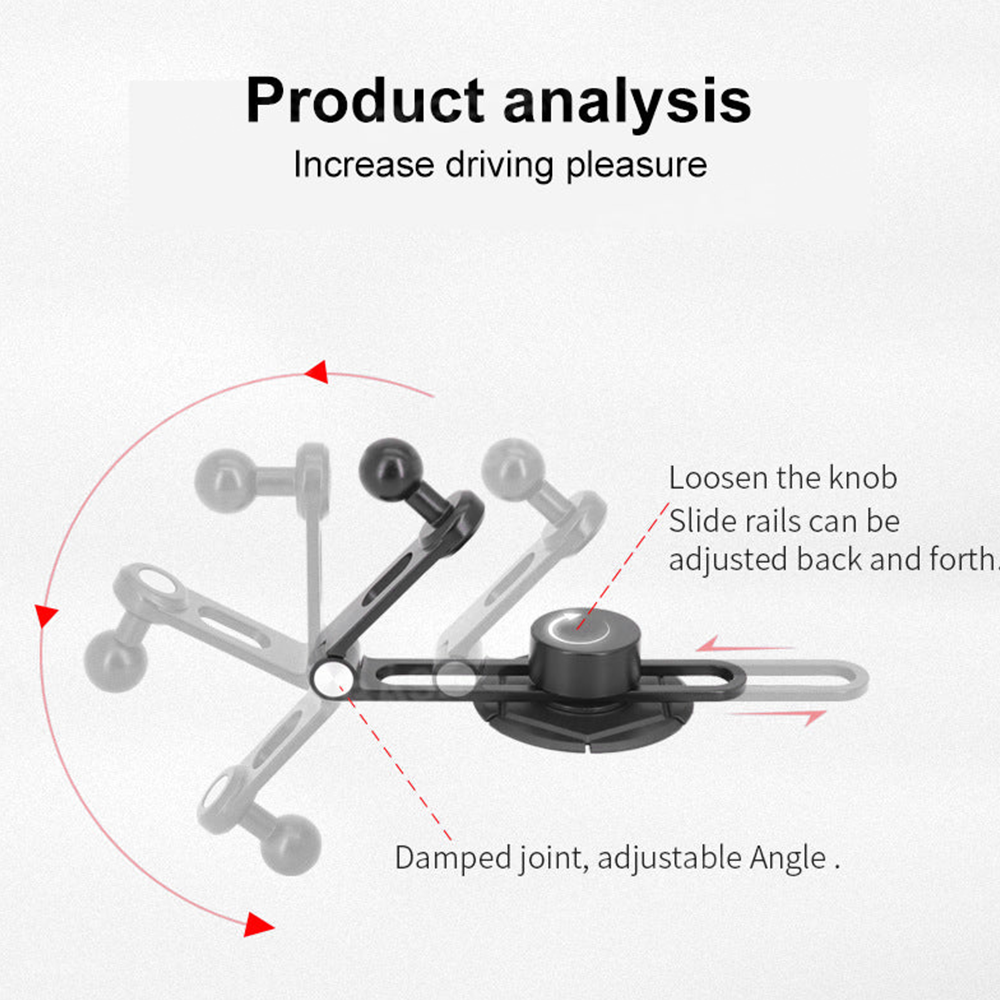 Phone Holder for Rivian R2 Adjustable Magnetic Phone Mount MagSafe Wireless Charging