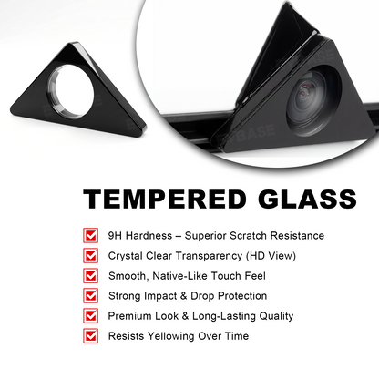 Cybertruck Front & Rear Camera Lens Cover Superhydrophobic Protective Guard Clear View Protection