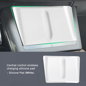 EVBASE Tesla Model X S Central Control Wireless Charging Anti-Slip Silicone Mat Pad