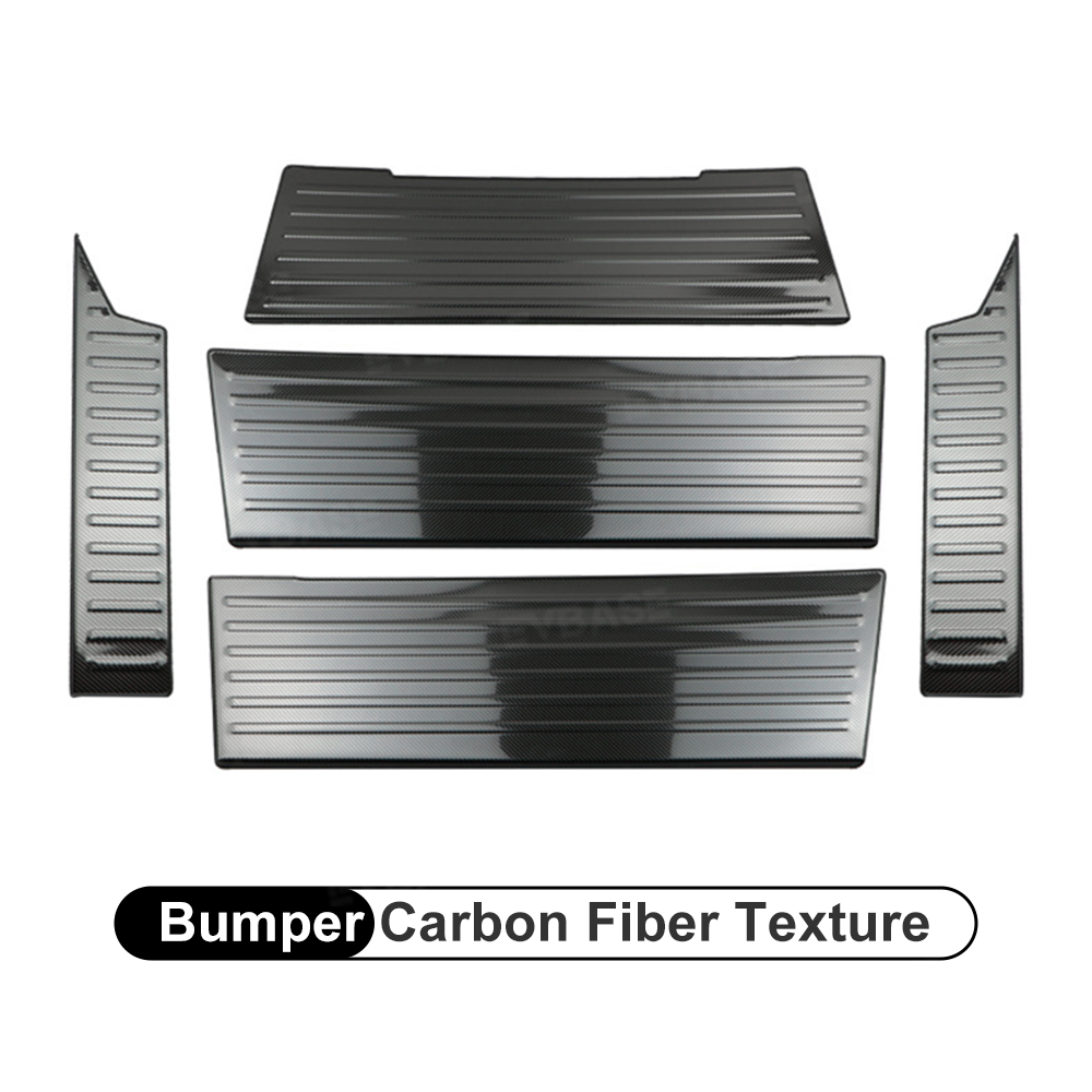 Cybertruck Rear Bumper Tailgate Protector Stainless Steel Tailgate Top Cover Rear Bumper Guard Step Plates