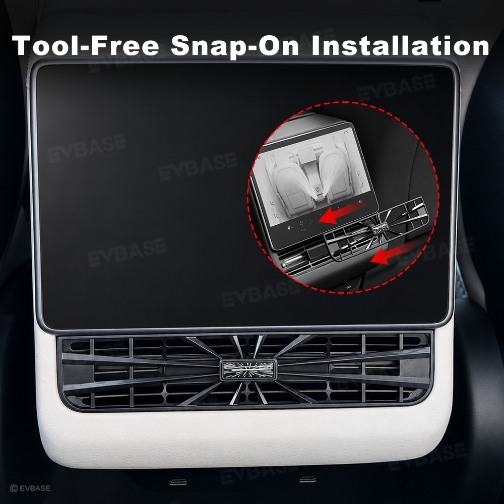 Model Y Juniper/ 3 Highland Backseat Air Vent Cover Rear AC Vent Protector Airflow Grille Protection with Built-in Aroma Diffuser