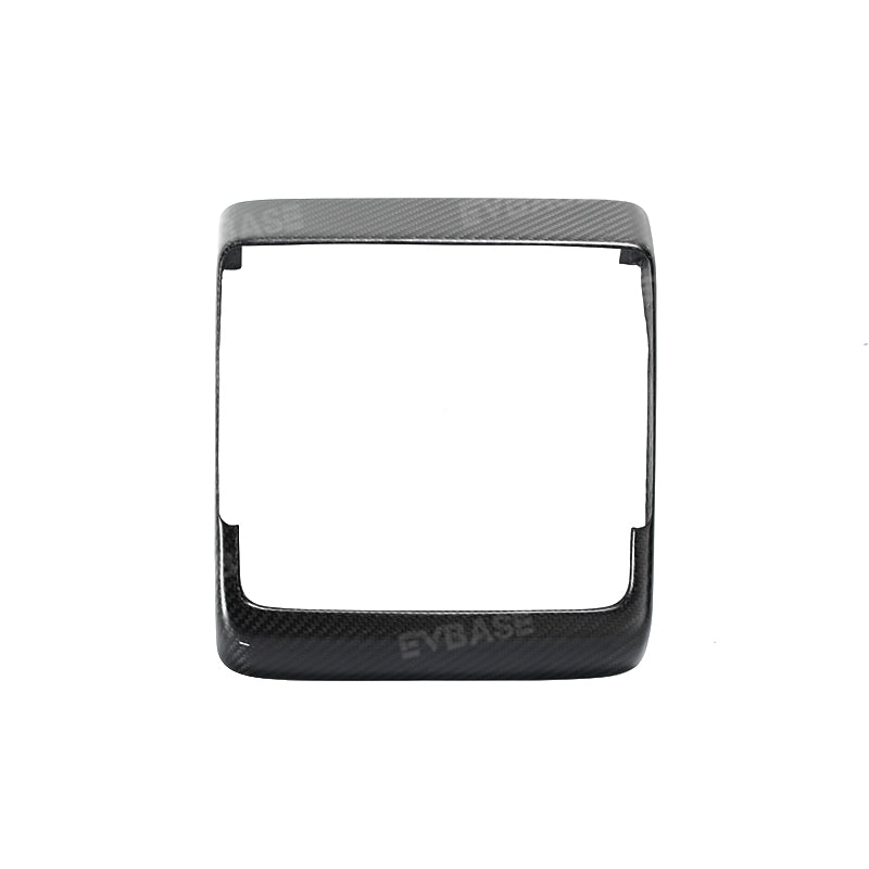 Model Y Juniper Rear Screen Frame Cover Real Carbon Fiber Back Screen Display Frame Overlay for Tesla