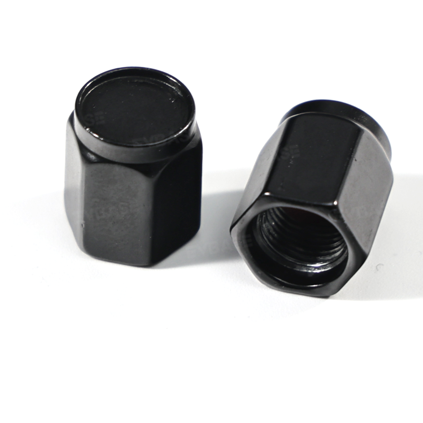 Model Y Juniper Tire Valve Stem Caps Red/Black Leakproof Aluminum Alloy Tire Air Caps Rustproof Metal Valve Covers with Rubber Seal for Model Y/3/S/X/Cybertruck