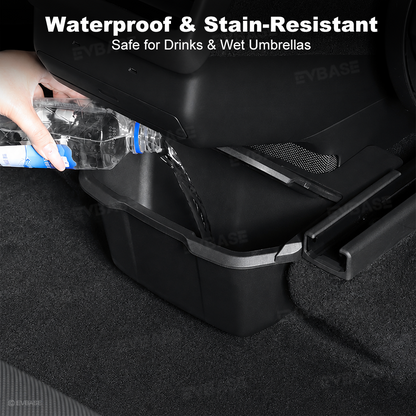 Model Y L Rear Center Console Organizer Rear Seat Storage Box Trash Can Interior Storage Accessories