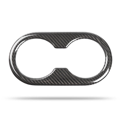 Tesla Model Y 3 Carbon Fiber Interior Accessories Center Console Cup Holder Cover