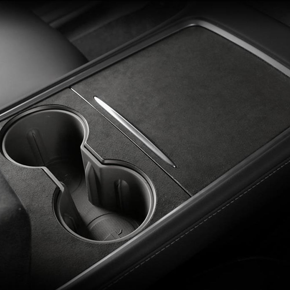 Tesla Model 3 Y Alcantara Suede Cover Set Center Console Armest Dashboard Suede Cover Wrap
