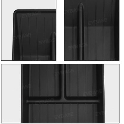 Model Y Juniper Standard Center Console Armrest Organizer Tray TPE Non-Slip Storage Box