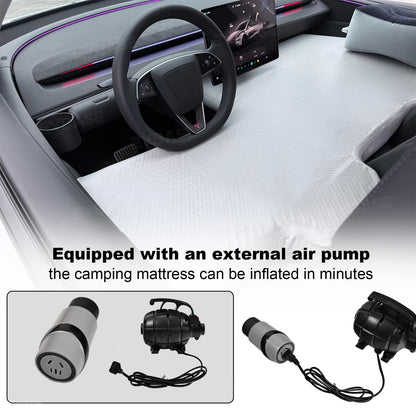 Front Seat Air Mattress Kids Inflatable Camping Bed with Air Pump for Model Y/ Y Juniper & Model 3/ 3 Highland