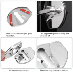 Tesla Model 3 Y X S Door Lock Cover Protector Latches Cover Door Stopper Covers 2pcs