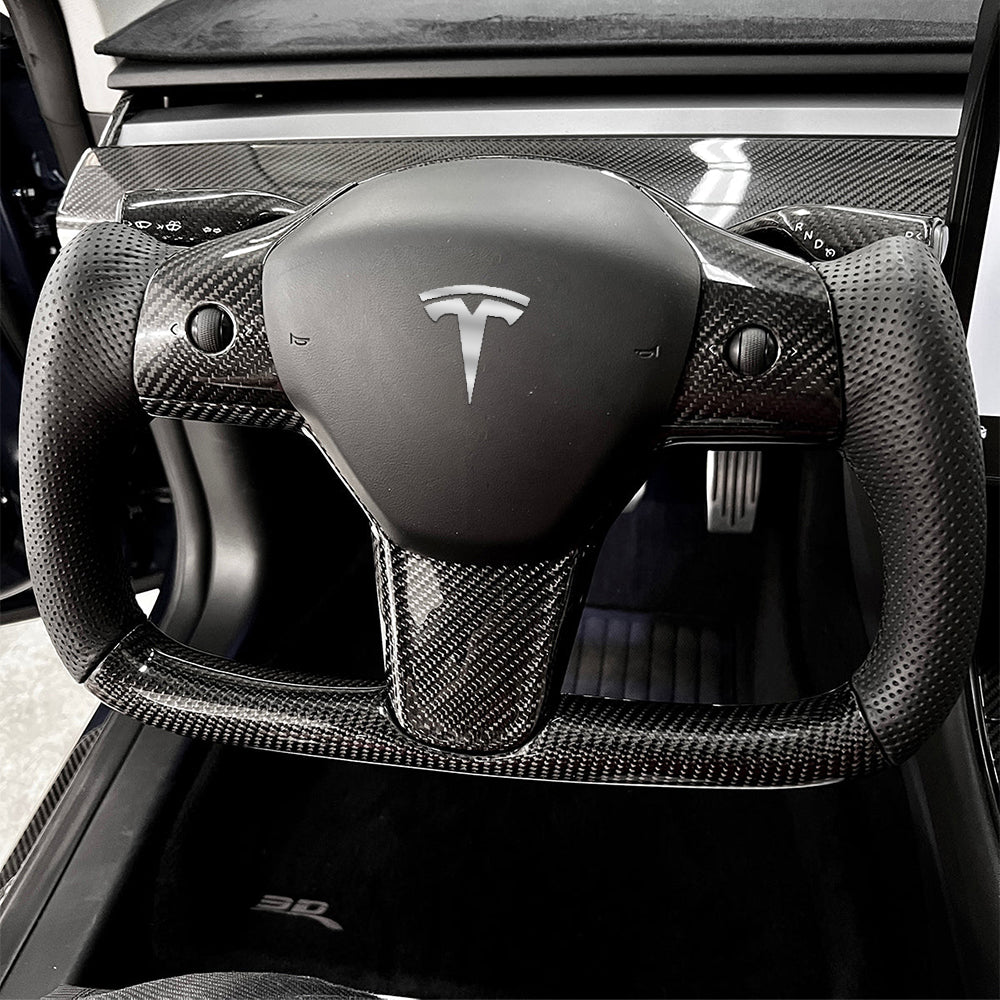 For Tesla Yoke Steering Wheel Replacement Parts For Tesla Model 3, Model Y  2017