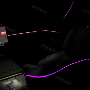 Tesla Model X Ambient Lighting Accessories Laser Carving RGB 128-Colors Tesla Ambient Lighting Kit Model X