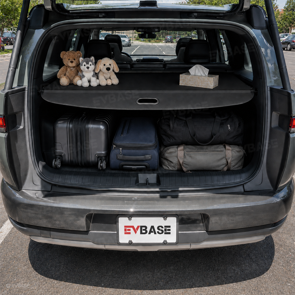 Cargo Cover for Rivian R2 Retractable Rear Trunk Cargo Shield Privacy Cover Security Shade