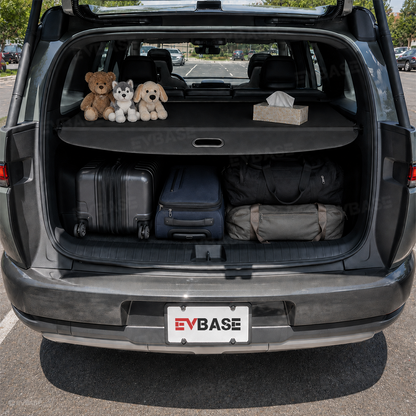 Cargo Cover for Rivian R2 Retractable Rear Trunk Cargo Shield Privacy Cover Security Shade