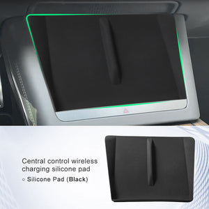 EVBASE Tesla Model X S Central Control Wireless Charging Anti-Slip Silicone Mat Pad
