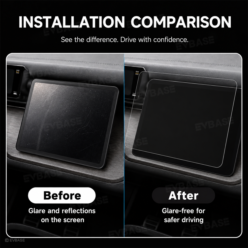 Screen Protector for Rivian R2 Center Touchscreen & Instrument Cluster HD Clear Tempered Glass Screen Protector Set