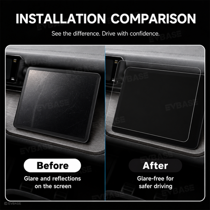 Screen Protector for Rivian R2 Center Touchscreen & Instrument Cluster HD Clear Tempered Glass Screen Protector Set