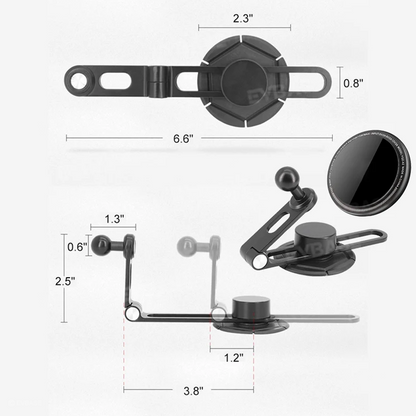 Phone Holder for Rivian R2 Adjustable Magnetic Phone Mount MagSafe Wireless Charging
