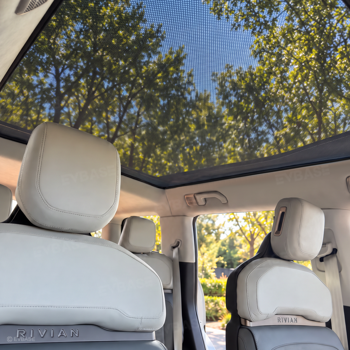 Panoramic Glass Roof Sunshade for Rivian R2 Sunroof Shade UV Protection & Heat Insulation