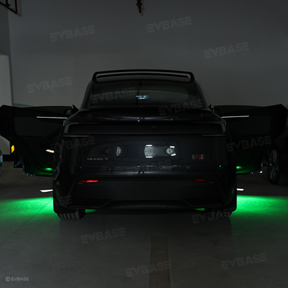 Model Y Juniper/ 3 Highland Projection Lights & Footwell Lights & Center Console Ambient Lighting with Factory Screen Control