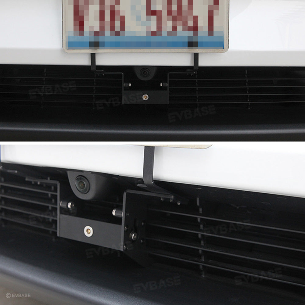 Model 3 Highland License Plate Frame No-Drill Aluminum Front License Plate Holder Mount