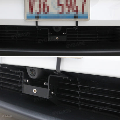 Model 3 Highland License Plate Frame No-Drill Aluminum Front License Plate Holder Mount