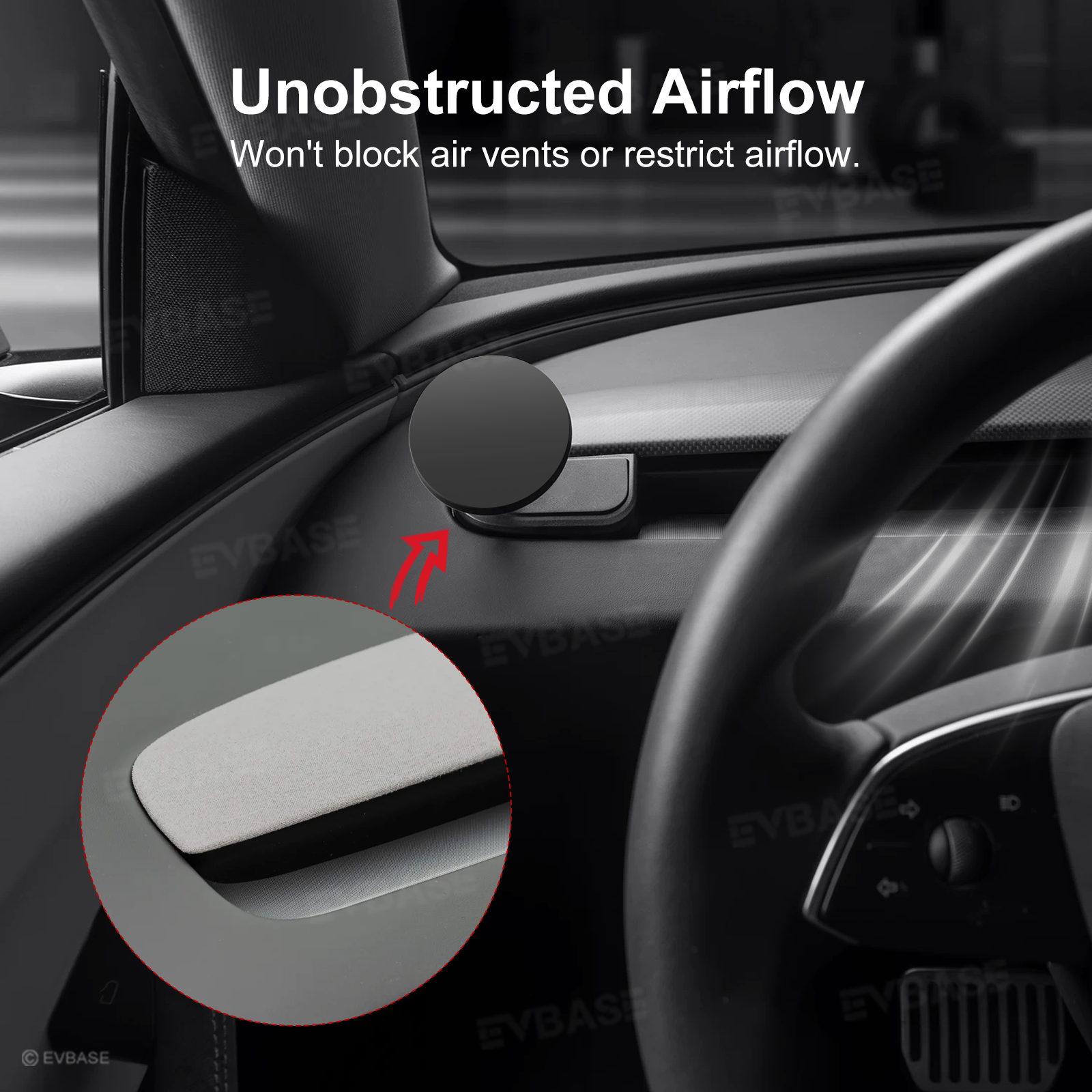 Model Y Juniper/ 3 highland Phone Mount Dashboard Side Magnetic Phone Holder