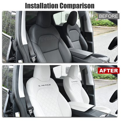 Model Y Juniper Seat Covers NAPPA Leather Full Coverage Seat Protector with Diamond Quilted Design
