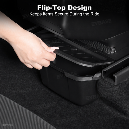 Model Y L Rear Center Console Organizer Rear Seat Storage Box Trash Can Interior Storage Accessories