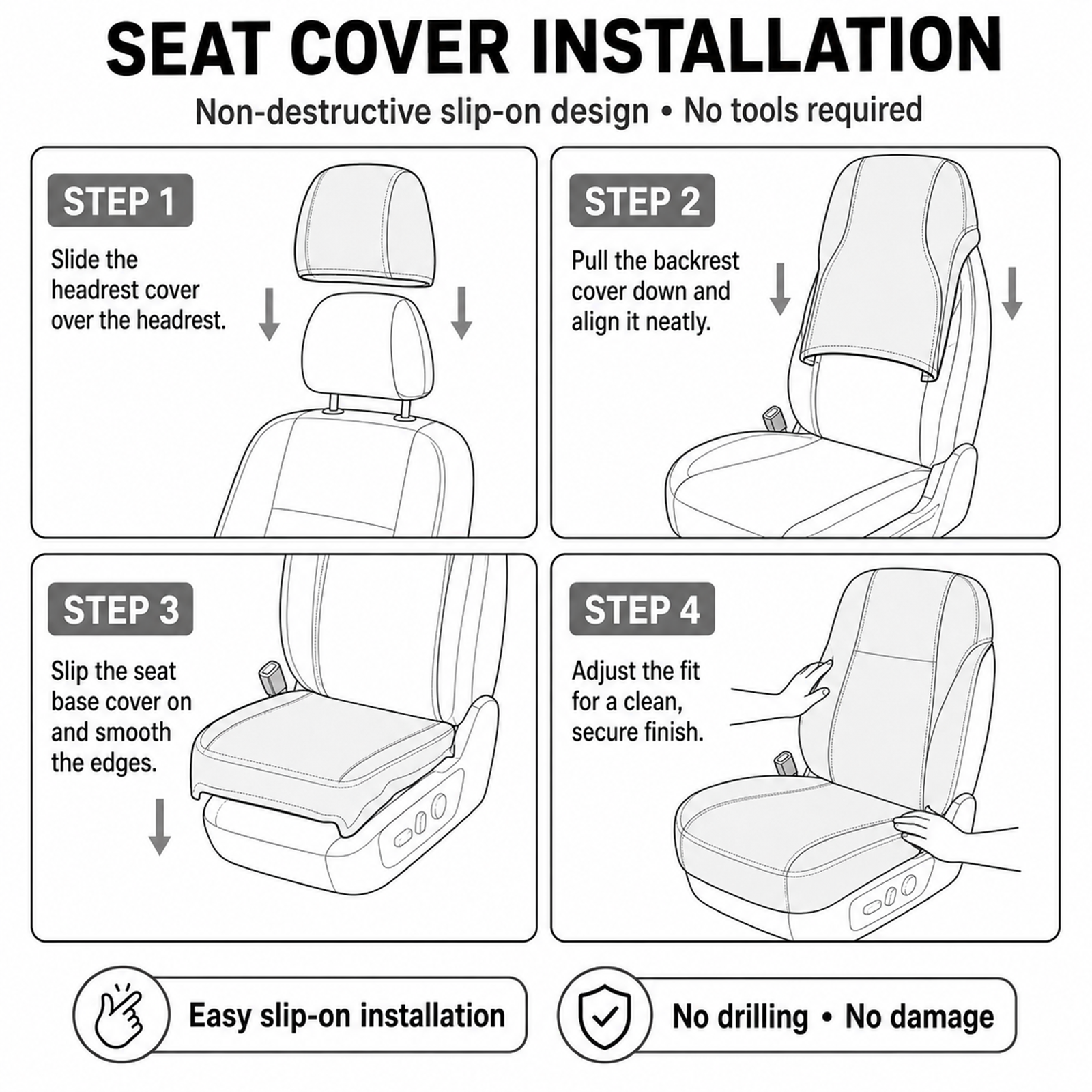 Model Y Juniper Standard Seat Covers Plaid Sports Style Seat Protector Nappa Leather Full Set Airbag Compatible
