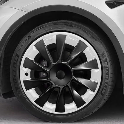 Model Y Wheel Rim Protector 20 Inch Induction Wheels All-in-one Mecha Style ABS Rimcase for Tesla