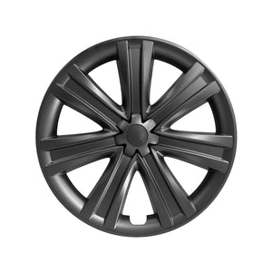 Tesla Model Y S Hub Cap Wheel Rim Cover Protector 19 Inch Matte Replacement Wheel Cover Hubcap Kit 4PCS