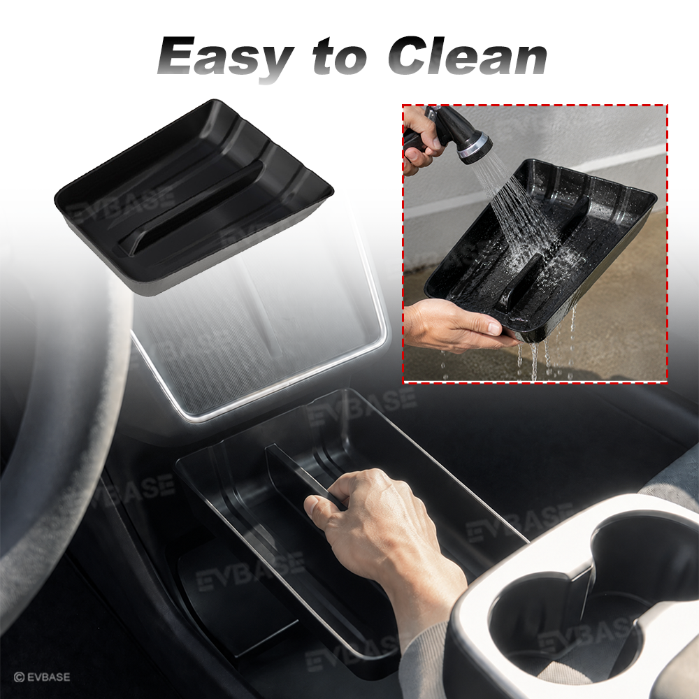 Model Y Juniper Standard Center Console TPE Organizer Under Console Silicone Storage Tray