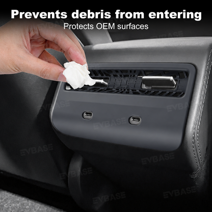 Model Y Juniper Standard Backseat Air Vent Cover Rear AC Vent Protection Cover