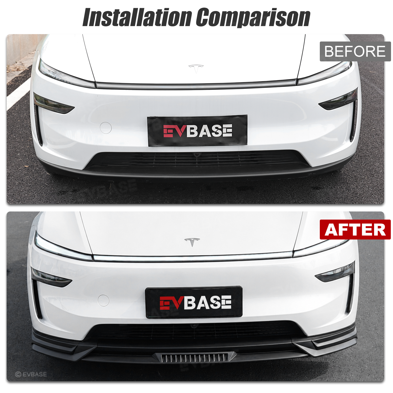 Model Y Juniper Body Kit Aggressive Aero Style Front Lip & Rear Diffuser & Side Skirts