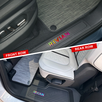 Illuminated Door Sill Replacement for Rivian R1S/ R1T LED Door Sill Light Scuff Plate